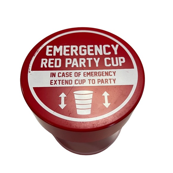 BigMouth Inc. Emergency Red Party Cup. - Picture 2 of 13